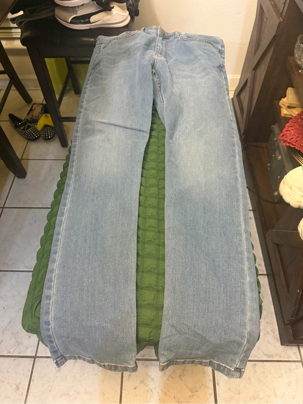 Calvin Klein Jeans Light Blue Straight Leg Denim